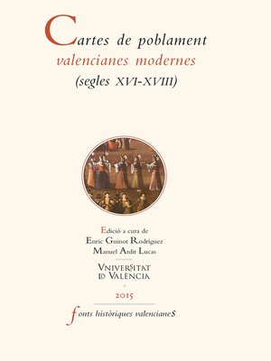 cover image of Cartes de poblament valencianes modernes